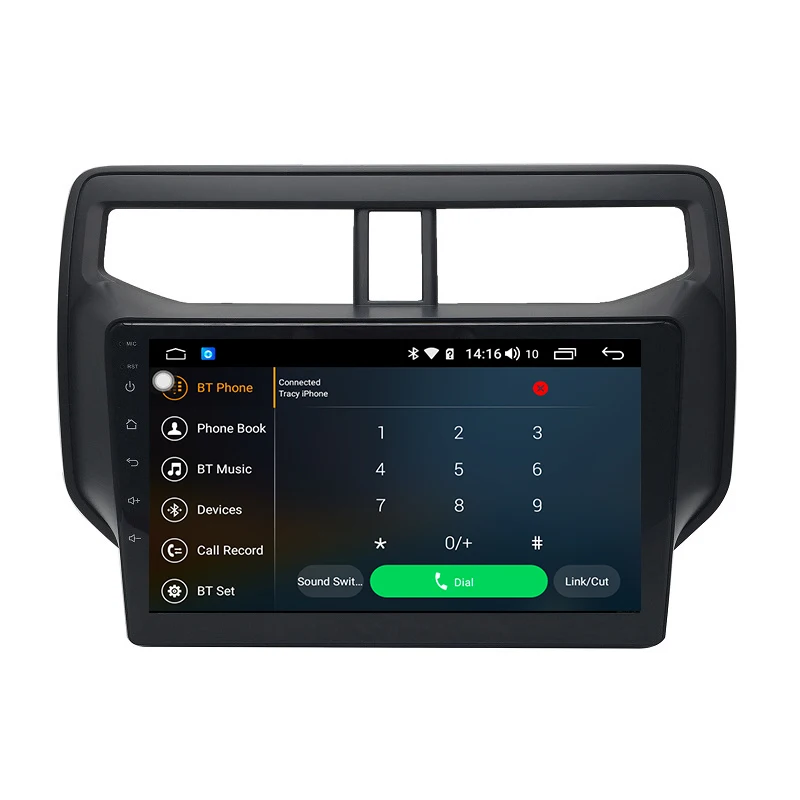 Раш Android 9,0 Восьмиядерный 4+ 64G сенсорный экран стерео Android Автомагнитола 1 Din для Toyota Rush