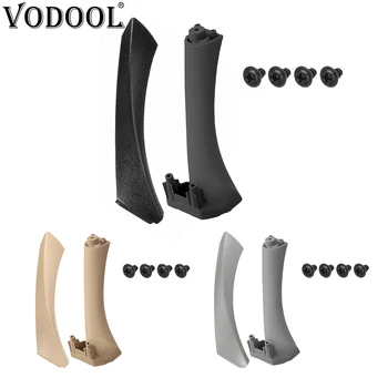 

VODOOL Left Right Side Car Inner Interior Door Panel Handle Pull Trim Cover Kit Car Accessories For BMW E90 E91 3 Series 318 320