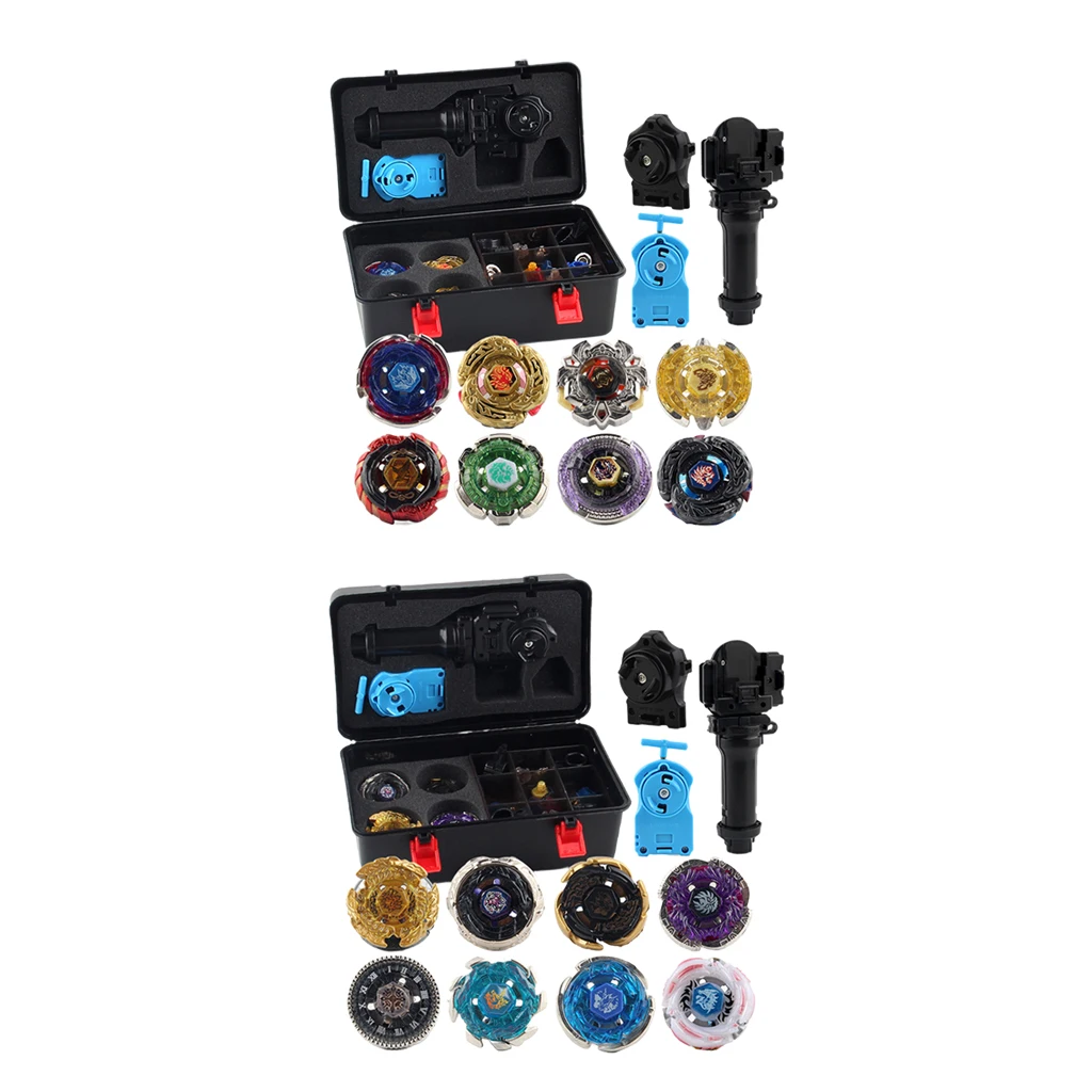 12 шт. Созвездие 4D Burst Grip Launcher волчок игрушки с черным чемоданом, детские игрушки