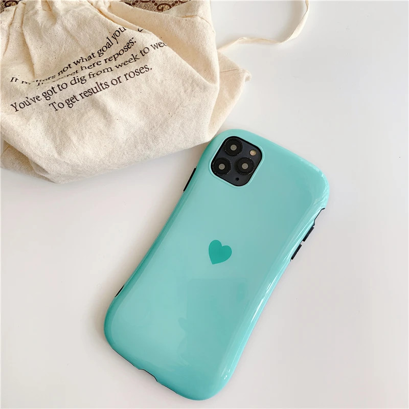 Цветной чехол для телефона с сердечками и дугой Anri-fall для iphone 11, 11Pro Max, XR, X, XS, Max, 7, 8 Plus, гладкая задняя крышка, чехол s, Fundas