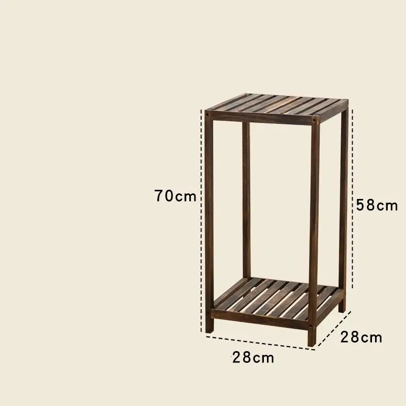 Version I Деревянные полки для Etagere Plante Estante Para Plantas Dekoration балкон открытый цветок стенд Stojak Na Kwiaty завод полка - Цвет: Version I