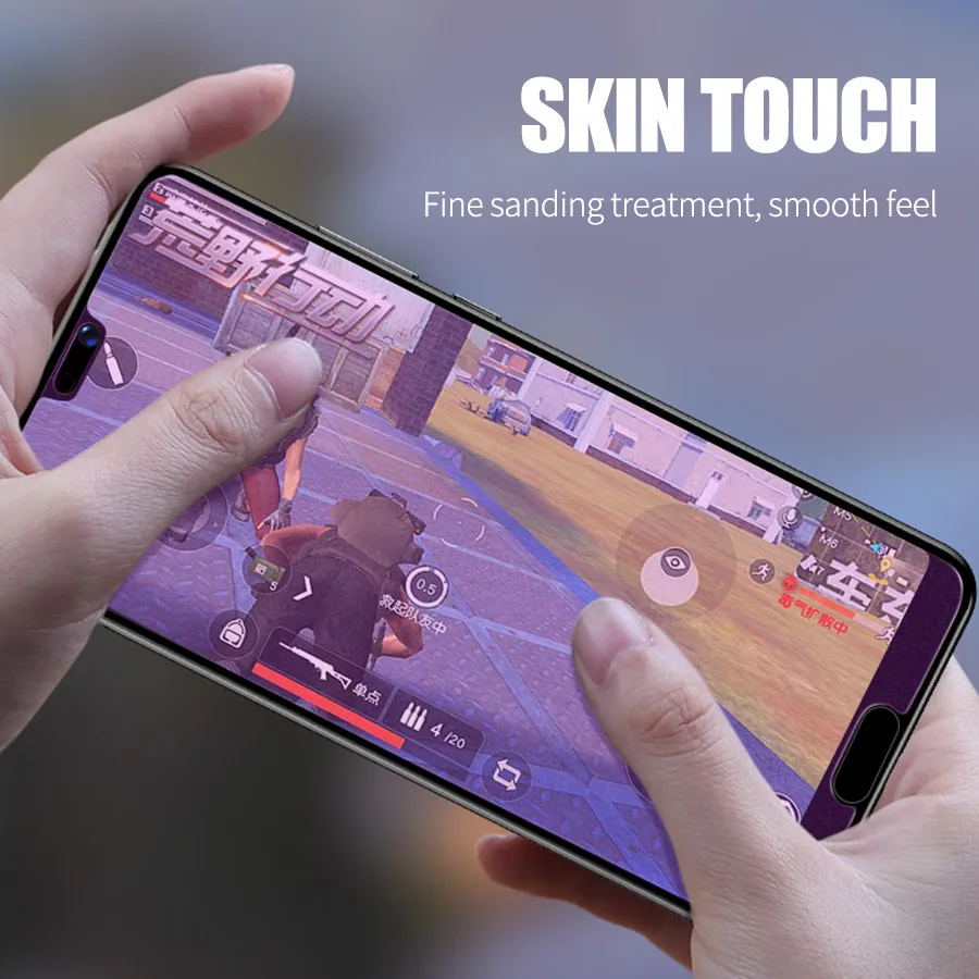 Матовое закаленное стекло с защитой от синего света для Huawei Honor 20 Pro 9X 8X View P20