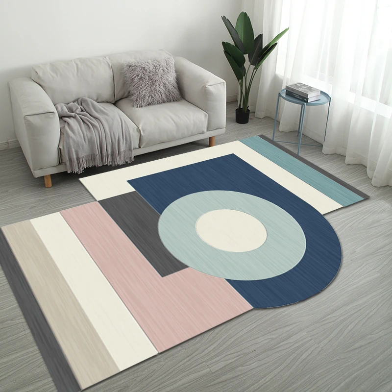 Style 10 Nordic нерегулярные геометрический Коврик дома Гостиная коврики для ванной комнаты творческий Спальня прикроватные покрывало, плед исследование Йога Teppich коврик - Цвет: Style 10