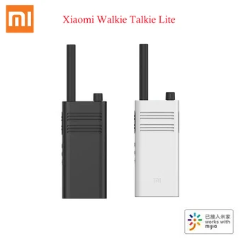 Oryginalny Xiaomi Mijia Walkie Talkie Lite cywilny 5 Km domofon zewnętrzny ręczny Mini Radio walkie-talkie z aplikacją Mijia 2 kolory tanie i dobre opinie Gotowa do działania 1 12 MIGAJĄCE xiaomi Walkie Talkie 2 KANAŁY xiaomi Walkie Talkie Lite