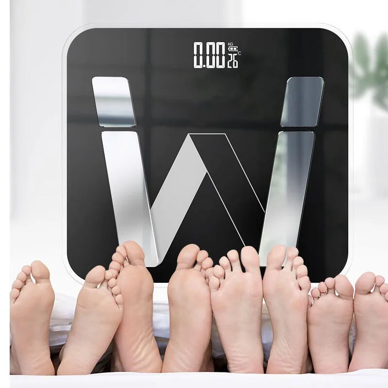 Приложение Bluetooth Smart Fat Scale большой масштаб лицо тело жир весы Взвешивание Вес весы человеческого тела BMI анализ здоровья весы