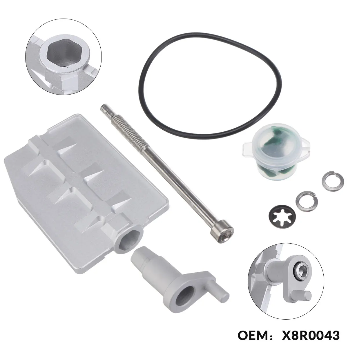 

1 Set Engine Intake Manifold Valve Swirl Flap Repair Kit Rattle Aluminium Fix Overhaul For BMW Disa M54 3.0 ltr 2.2 2.5