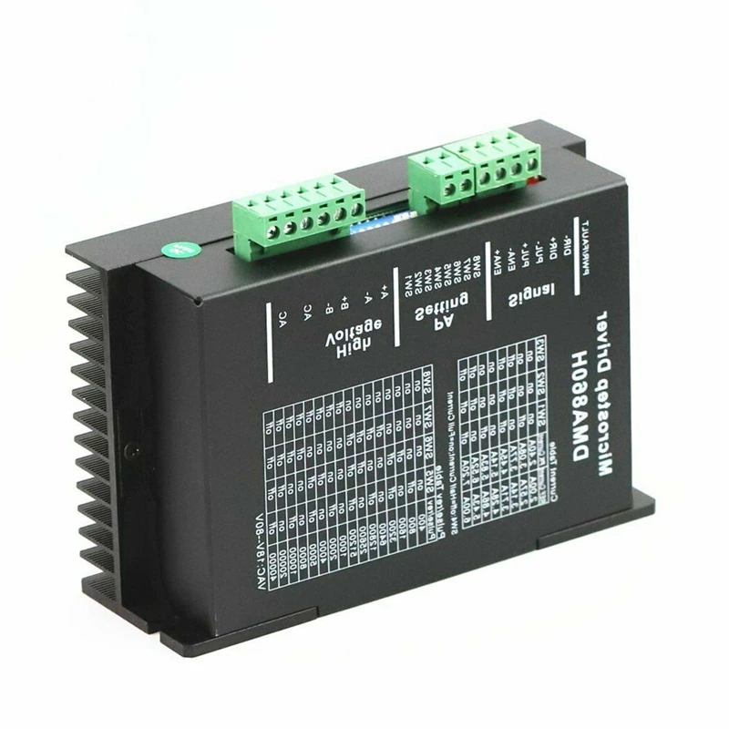 

1Pcs Dm860H 2 Phase Nema34 Hybrid Stepper Motor Driver Dsp Ac48V 7.2A
