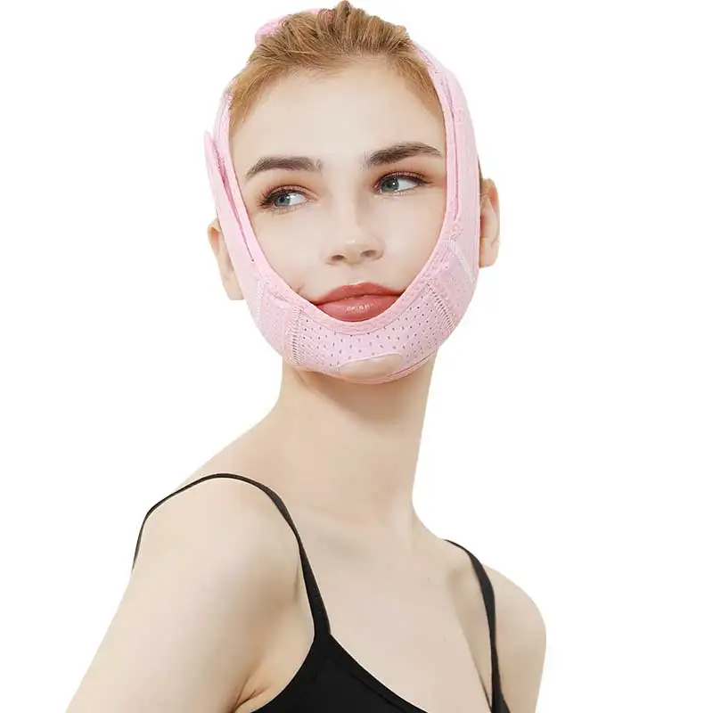 Горячая Распродажа V Shap маска для подтяжки лица укрепляющая подтяжка для коррекции кожи лица Инструменты для подтяжки лица Пояс для подтяжки лица спальный