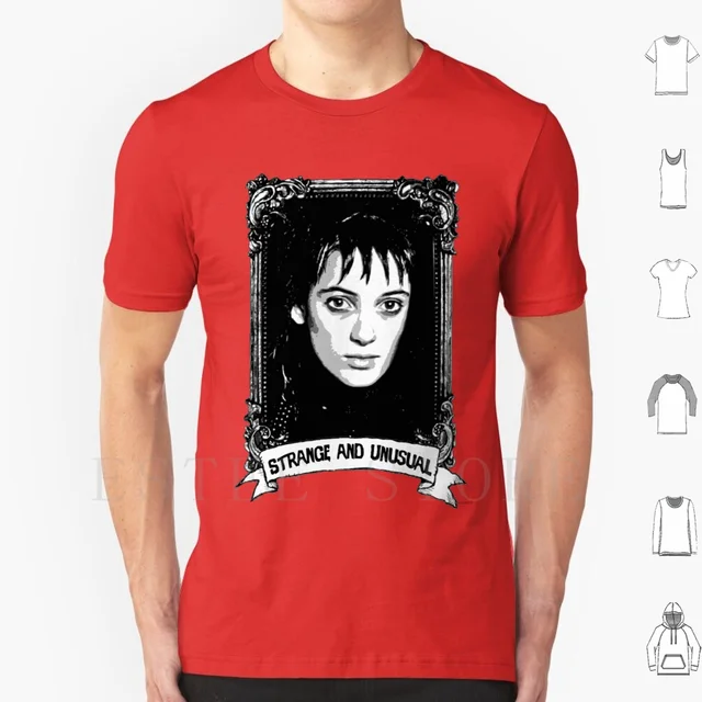 Lydia Deets-beetlejuice T Shirt Cotton Men Diy Print Winona Strange Unusual 90s Beetlejuice Sandworms - T-shirts - AliExpress