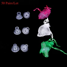 50 пар/лот; свадебные протекторы на каблуке; глянцевое покрытие на шпильке; противоскользящая Силиконовая пробка на высоком каблуке для невесты; сувенир для свадебной вечеринки