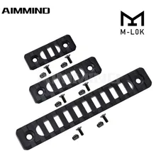 Стиль Mlok Handguard раздел 5 7 13 слот Алюминиевый Picatinny/Weaver Rail Handguard раздел AR-15 MLOK Handguard 20 мм