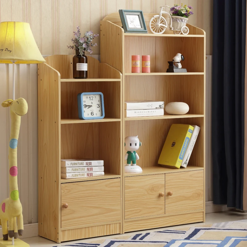 Bookshelf Storage Shelve Children Book Rack Bookcase Cute Kids Home Furniture 