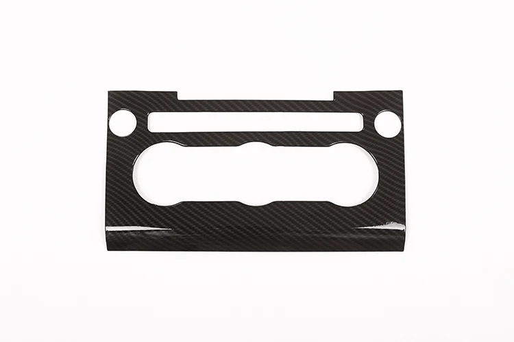 Carbon Fiber Для Land Rover Range Rover Sport RR Sport- углеродное волокно стиль ABS пластик центральная консоль AC Панель рамка накладка - Название цвета: Carbon Fiber
