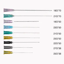 

TOP selling Micro cannula blunt tip with sharp needle as opener 21g 50mm 22g 70mm 18g70mm