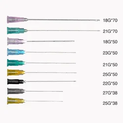 TOP selling Micro cannula blunt tip with sharp needle as opener 21g 50mm 22g 70mm 18g70mm
