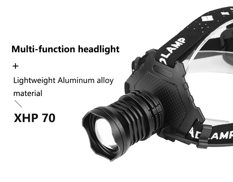 XHP70.2 светодиодный налобный фонарь самый мощный 40 Вт 6200LUMS XHP50 Головной фонарь zoom power bank 7800 мАч 18650 Аккумулятор для кемпинга