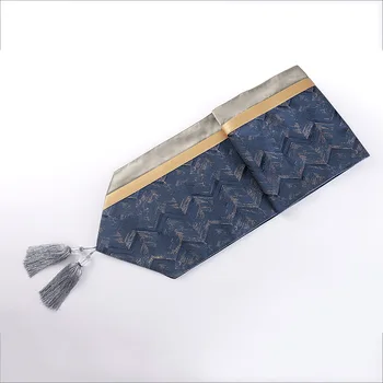 

New Jacquard Table Runner Geometry Pattern Modern Table Runners Tassel Decor Table Runners For Wedding camino de mesa 32*210cm