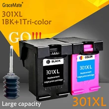 GraceMate 301XL Cartridge Compatible for hp 301 xl hp301 Ink Cartridge for hp Envy 5530 Deskjet 2050 2540 2510 1000 1050 printer