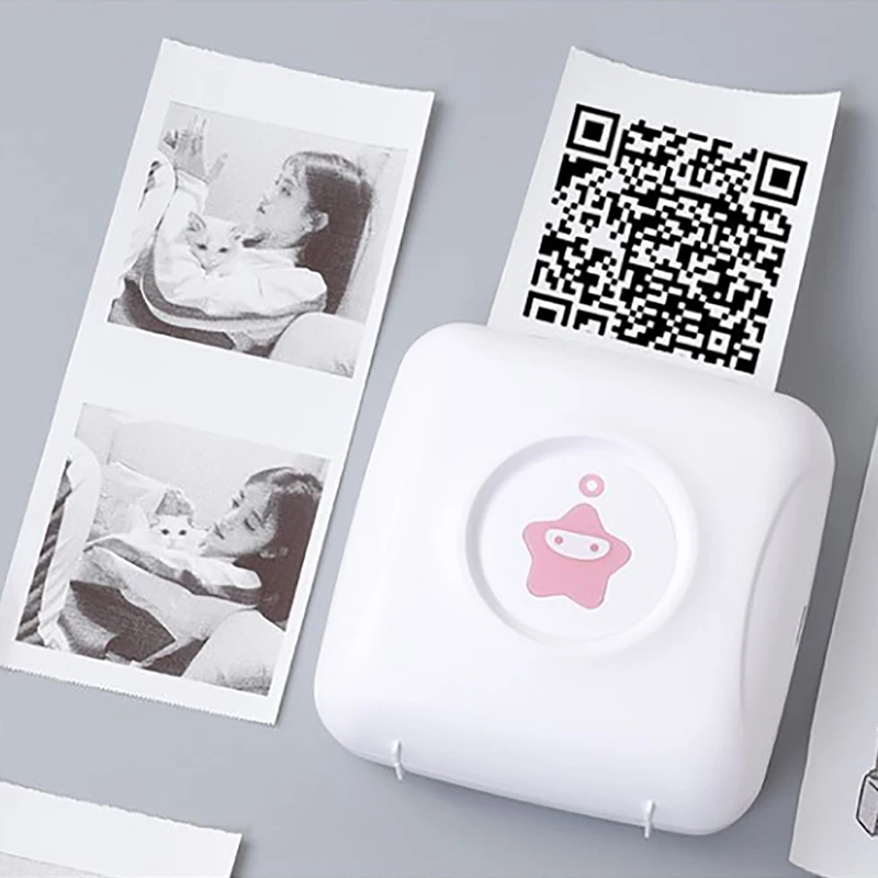 

NETUM 300dpi Bluetooth Wireless Small Thermal Label Printer Picture Portable Photo Printer Mini Printer for Android iOS phone