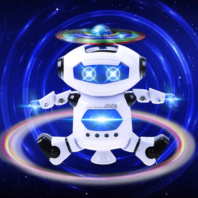 Robot Toy Music Dancing Led Flashing Lights Walking Electronic Robot 2