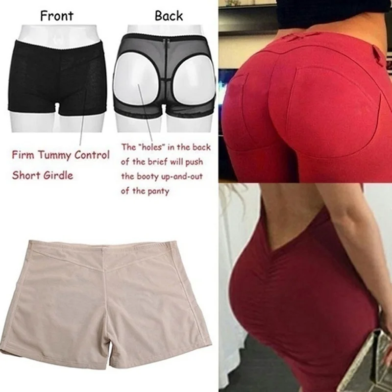 Women Bodyshaper Panties Silicone Hip And Raises Butt Pads Push Up Briefs  Big Ass Bum Lifter Sexy Buttocks Lingerie Shapewear