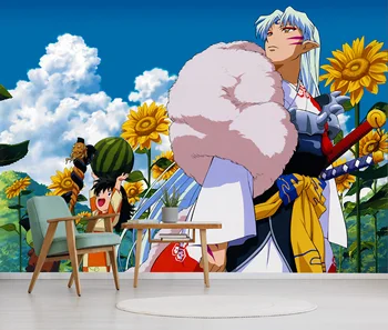 

[Self-Adhesive] 3D Inuyasha 724 Japan Anime Wall Paper mural Wall Print Decal Wall Murals Belly
