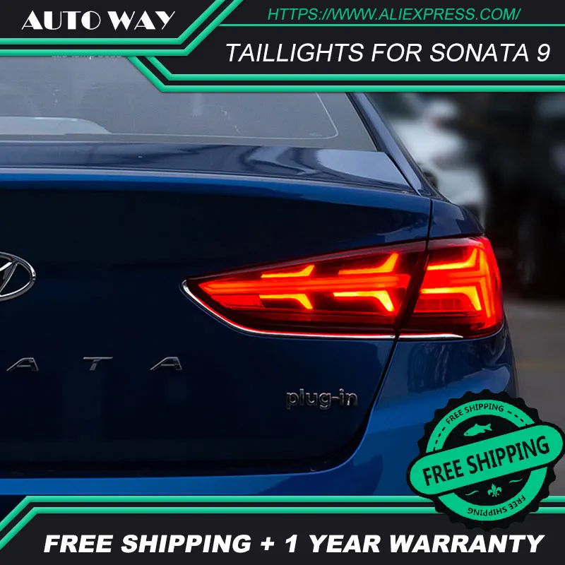 Автомобильный стильный задний светильник для hyundai Sonata, задний светильник s, светодиодный задний светильник Sonata, задний багажник, крышка лампы drl+ сигнал+ тормоз+ реверс