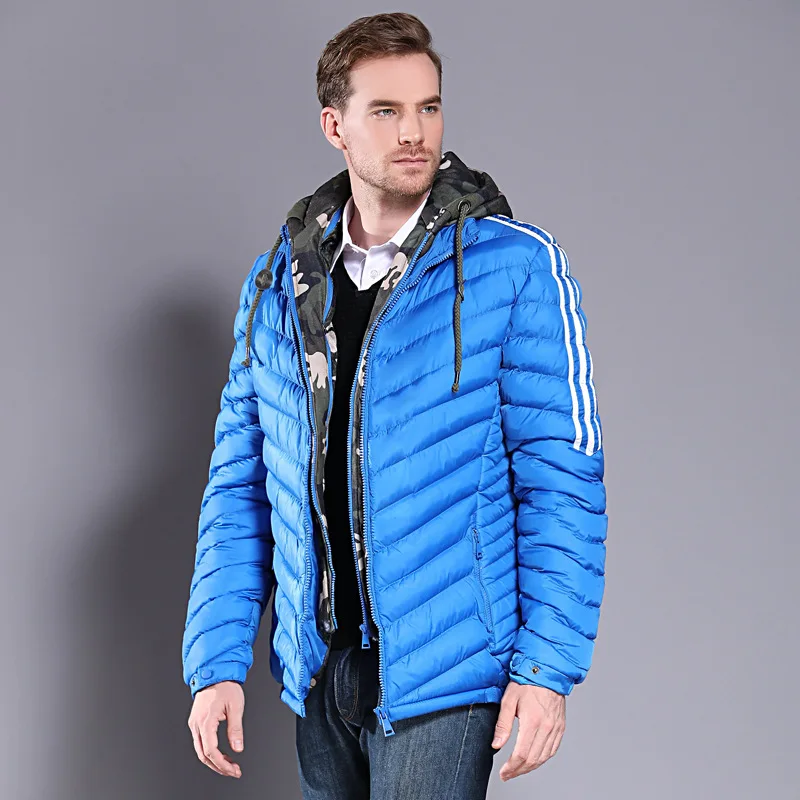 New Style Plus-sized 7XL MEN'S Solid Color Warm Cotton Coat Hot Selling Hooded Stand Collar Cotton Overcoat Men's