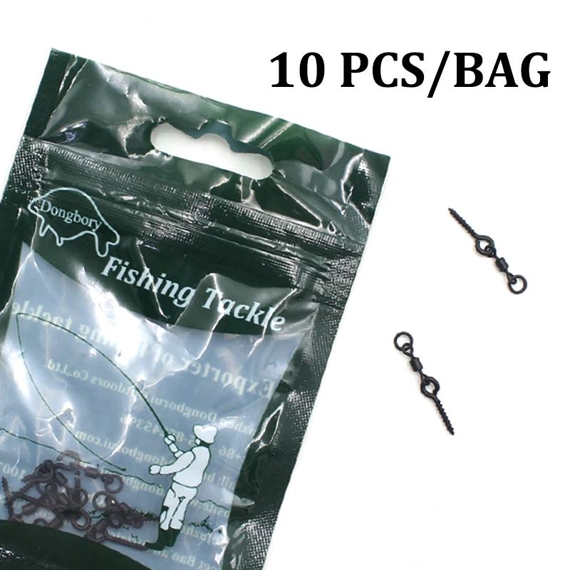 Carp bait screws ring swivel with 21mm bait screw for fake corn boilies pop up zig foam matte black