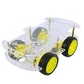 

For AUNO Arduino DIY Development 4WD 2WD Tracking Obstacle Avoidance Smart Robot Car Chassis