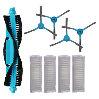 

Main Brush Hepa Filter Side Brush for Conga 3490 Robot Vacuum Cleaner