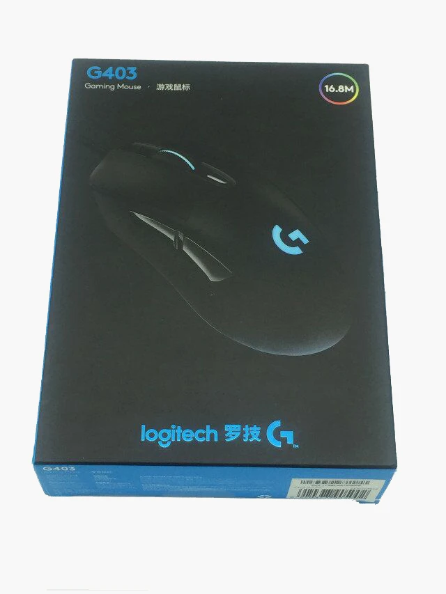 

Logitech G403 Wired RGB Gaming Mouse Backlight 12000 DPI for PUBG PC Gamer Support Windows 10/8/7