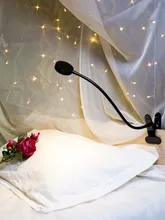  Clip on  Reading Lights,  Eye Protection Kids Desk Lamp with Strong Clamp, Flexible Night Light 3 Modes USB Powered 