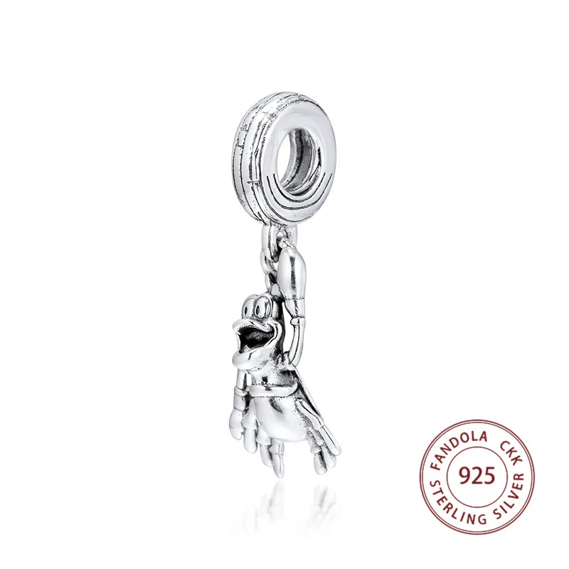 Подходит браслет в европейском стиле Argent Charm 925 пробы Серебряный Русалочка Себастиан Подвески бусины для изготовления ювелирных изделий