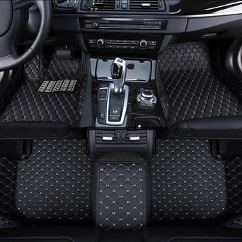 

Car Floor Mat Carpet Rug Ground Mats Leather Accessories Fit For Arteon Golf 4 6 7 Golf Mk4 Mk5 Mk7 Golf7 2018 2017