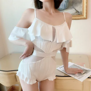 

Swimsuit Ladies Women's Swimsuits Women Swimwear One Piece Monokini 2020 New Print Spandex One Piece Bathing Suit