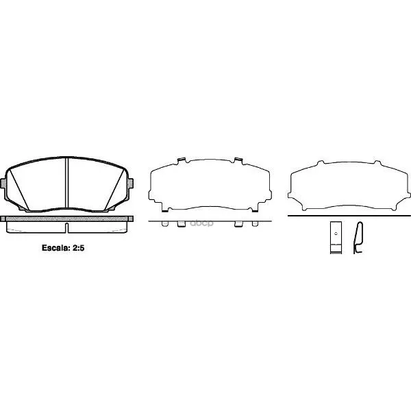 1267 02_[L2y63323z]!Колодки Дисковые П Mazda Cx-7 Mzr Disi Turbo 07 Remsa 126702 Remsa арт. 126702