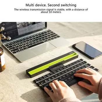 

2020 Portable Mini Folding Keyboard Foldable Wireless Keypad For Tablet For Iphone Laptop Smartphone For Ipad Droshipping