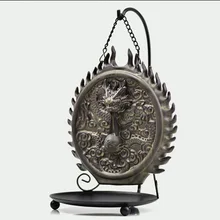 Aromaterapia Encens аппаратные товары Керамическая арома-печь обратно в Xiangyun благоприятный Дракон стена дым Копченый курильница