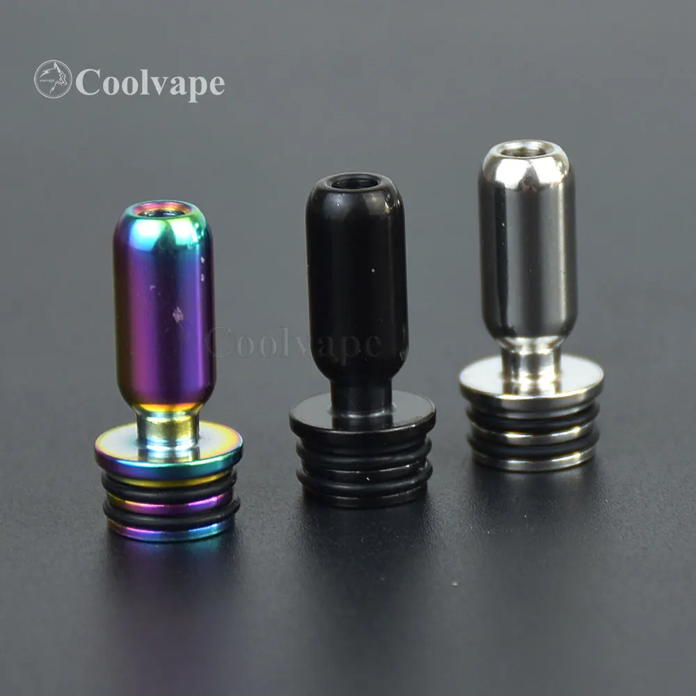 

3pcs/lot 510 mtl drip tip SS Material PEI 510 Drip Tip Narrow Bore 2.5mm Vape Tip for dvarw mtl fl rta Vape atomizer accessories