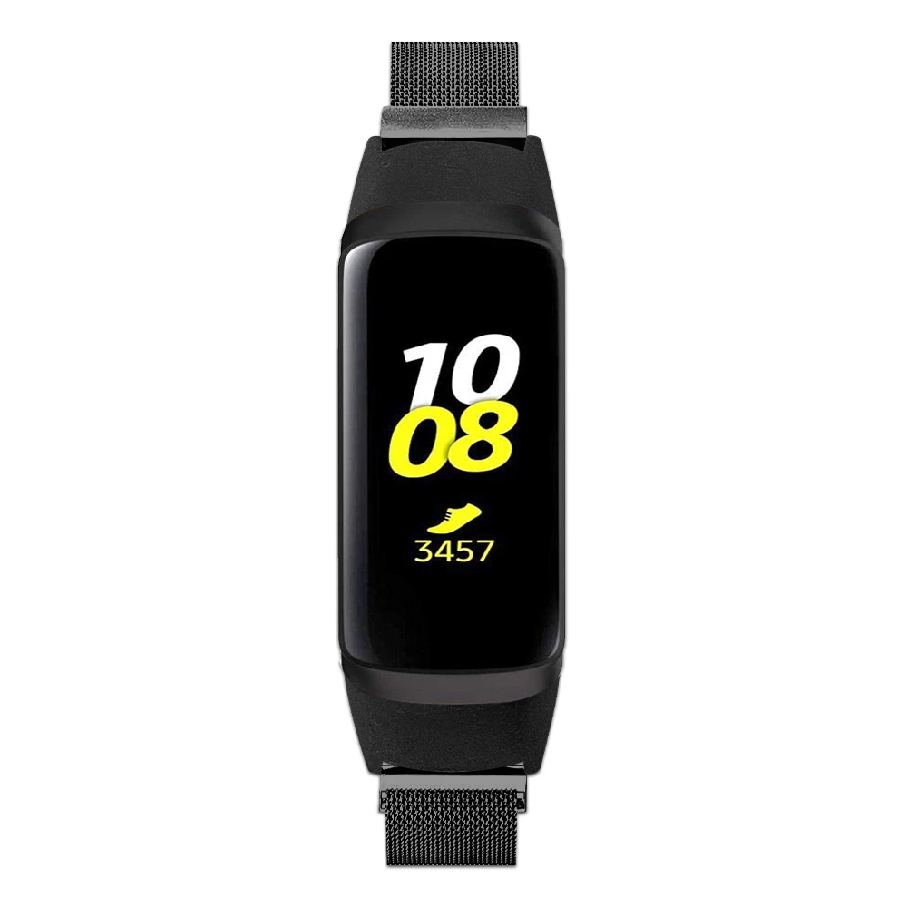 Миланская Магнитная Петля ремешок для samsung Galaxy fit SM-R370 ремешок из нержавеющей стали Браслет замена металлический браслет