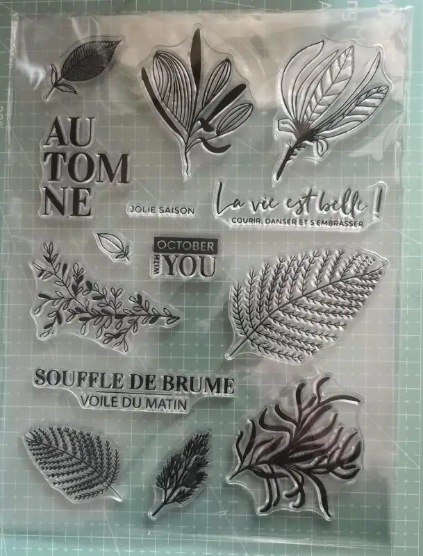 PATIKIL Transparent Silicone Clear Stamp - T1266 Text Background Stamp For Card Making, Scrapbooking DIY - View #4