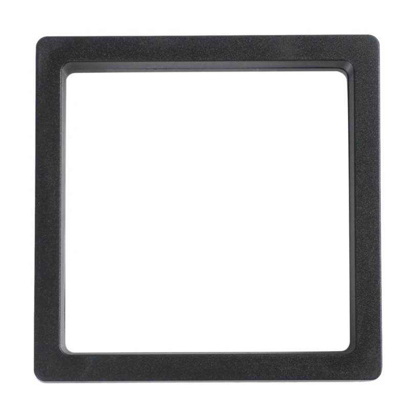 

Square 3D Albums Floating Frame Holder Coin Box Jewelry Display Show Case, 9X9cm (With Base)