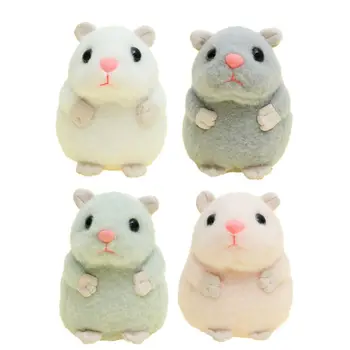 

Mini Cartoon Hamster Keychain Stuffed Animals Key Chain Handbag Purse Pendant