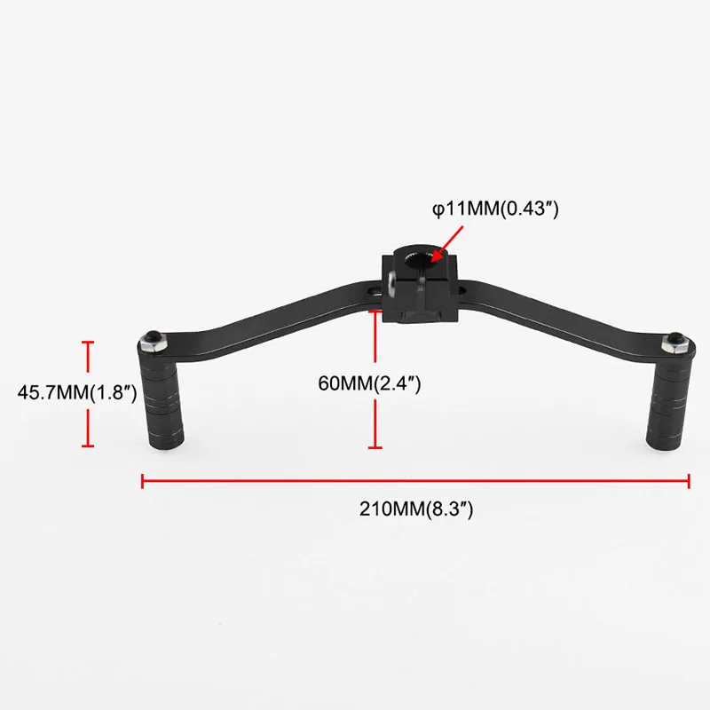 Универсальный мотоцикл Алюминий Dual/2 Way Шестерни перемещения рычага переключения передач для ног педали переключения Аксессуары для мотоциклов