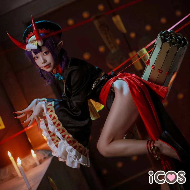 Fate Grand Order fate/дополнительный Shutendoji маленький зомби Cheongsam 4 юбилей Косплей Костюм Униформа