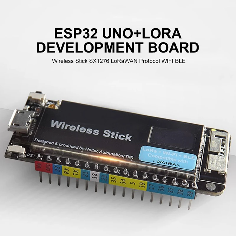 FFYY-ESP32 LoRa макетная плата Беспроводная палка SX1276 протокол LoRaWAN wifi BLE OLED дисплей для