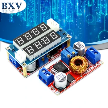 

2 in 1 XL4015 5A Adjustable Power CC CV Step-down Charge Module LED Driver Voltmeter Ammeter Constant current constant voltage