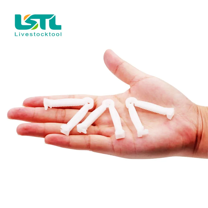 Kit de sujeción desechable para granja, 50 Uds.