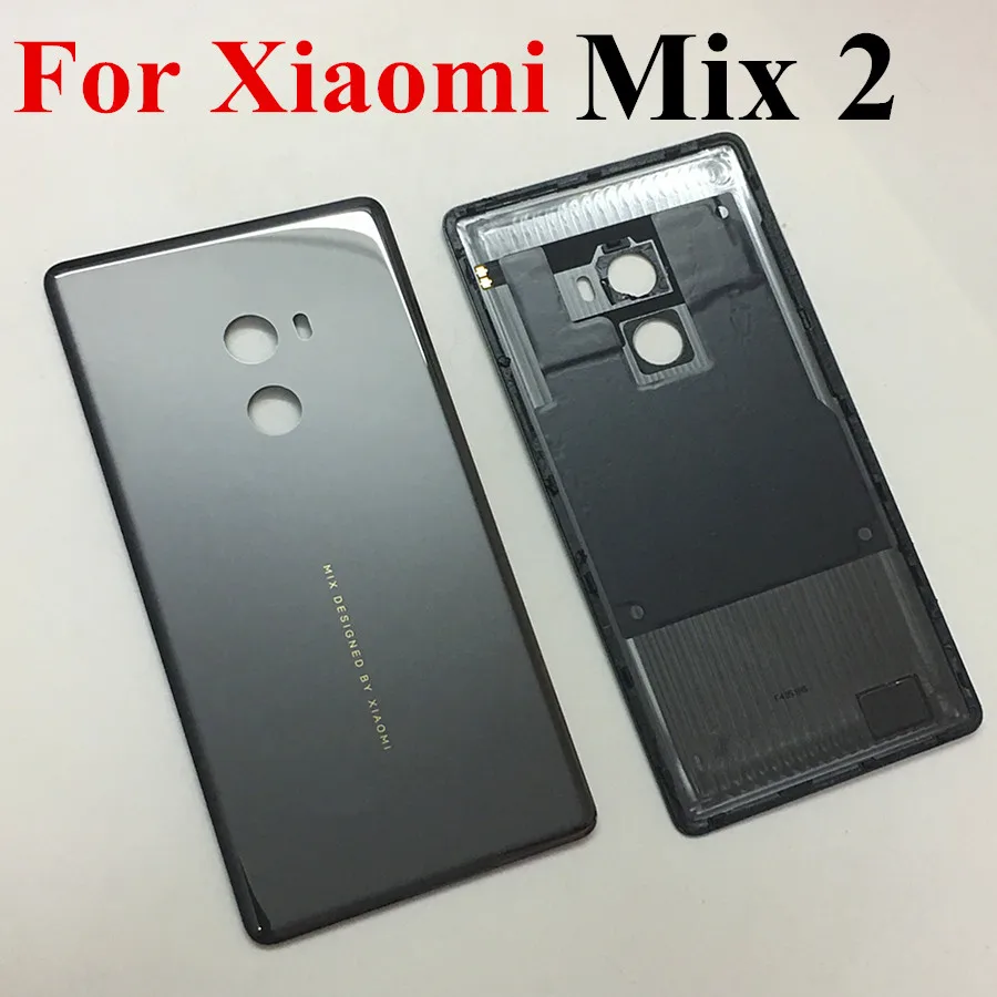 Черный Для xiaomi mi X2 керамический чехол для батареи mi x 2 задняя дверь чехол для корпуса Запасные части для xiaomi mi x2 Крышка для батареи